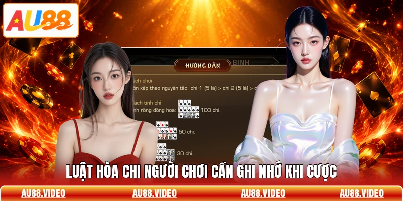 Luật hòa chi người chơi cần ghi nhớ khi cược